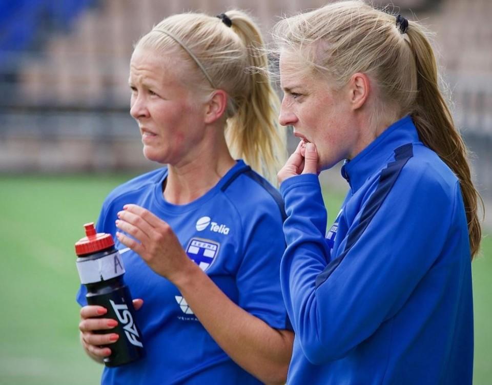 Linda Sällström och Adelina Engman fick inte hål på Island. SPT-arkivfoto
