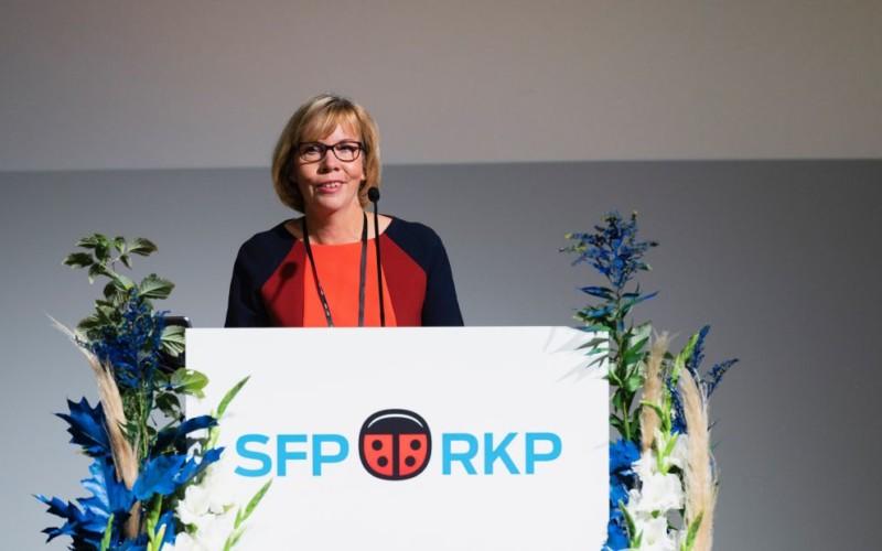 SFP:s ordförande Anna-Maja Henriksson