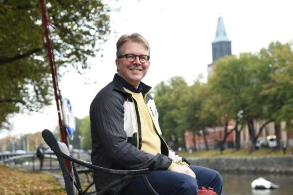 Risto Veivo, tillfällig klimatdirektör vid Åbo stad.