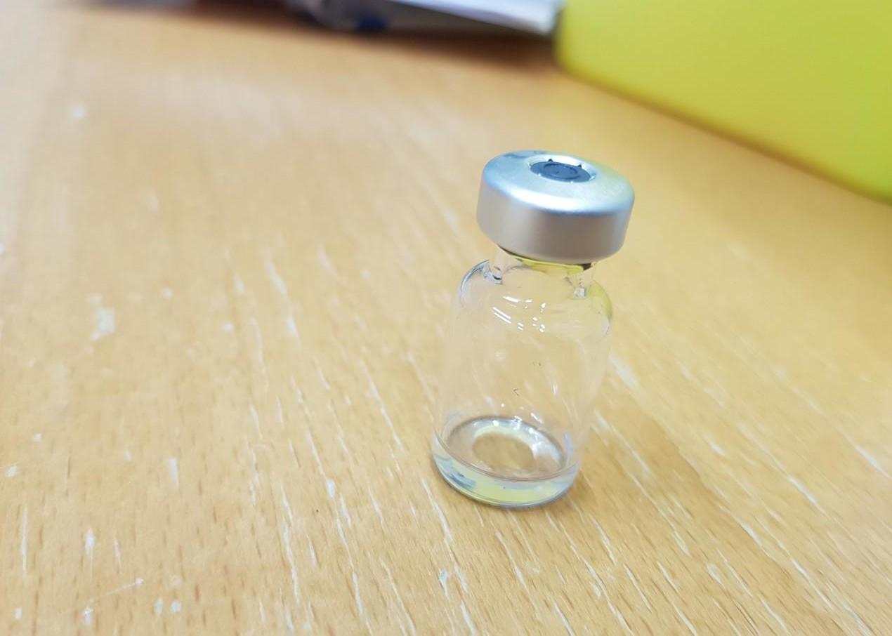Liten flaska för vaccindos