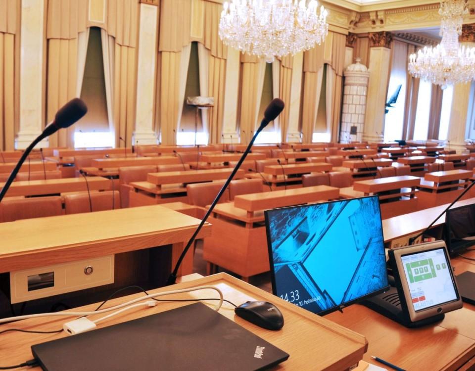 Åbo stadsfullmäktiges sessionssal