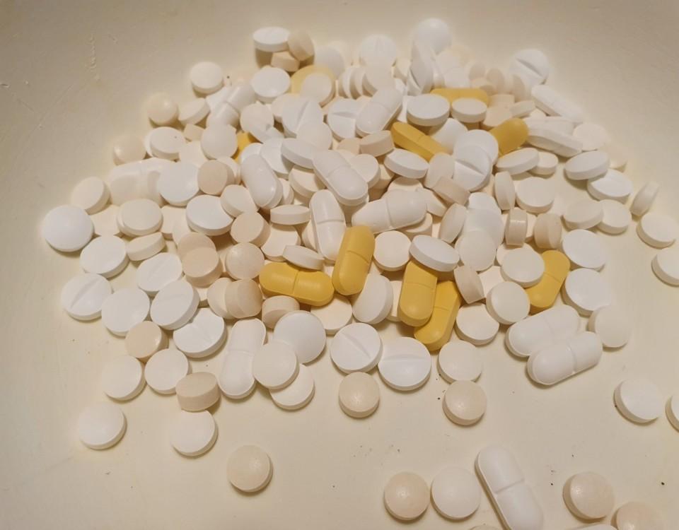Piller och tabletter.