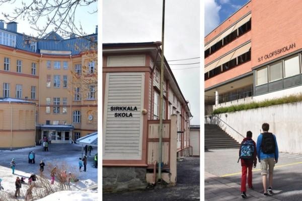 Tre skolor i Åbo