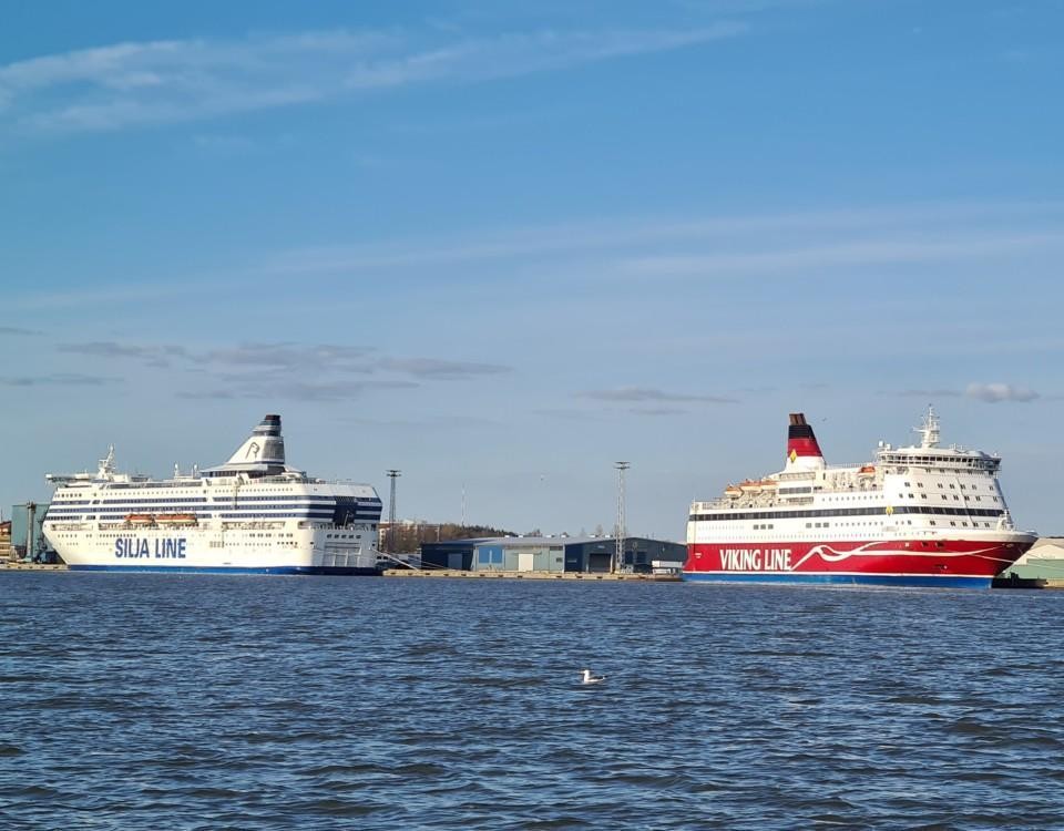 Både Viking och Tallink kör förbi Mariehamn i dag | Åbo Underrättelser