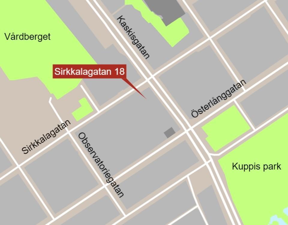 Karta över Åbokvarter