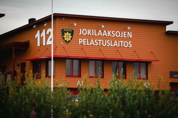 Bild på räddningsverkets byggnad i Kalajoki.