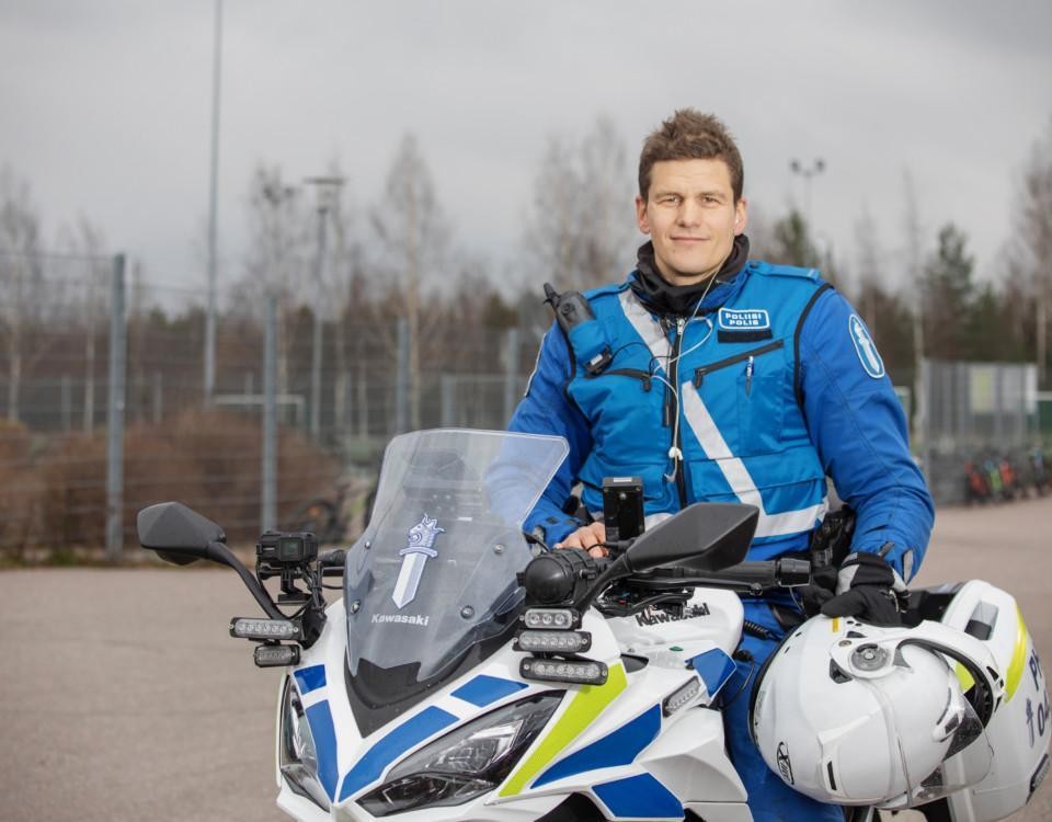 Teppo Rainio, årets polis 2021.