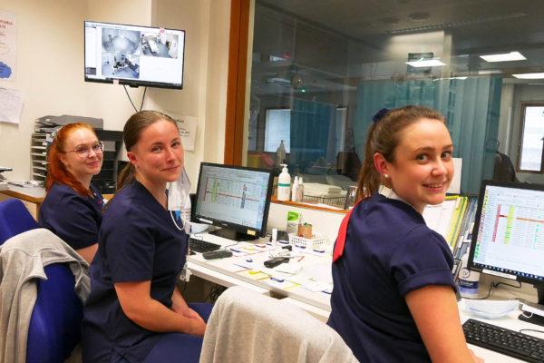 Tre sjukskötare
