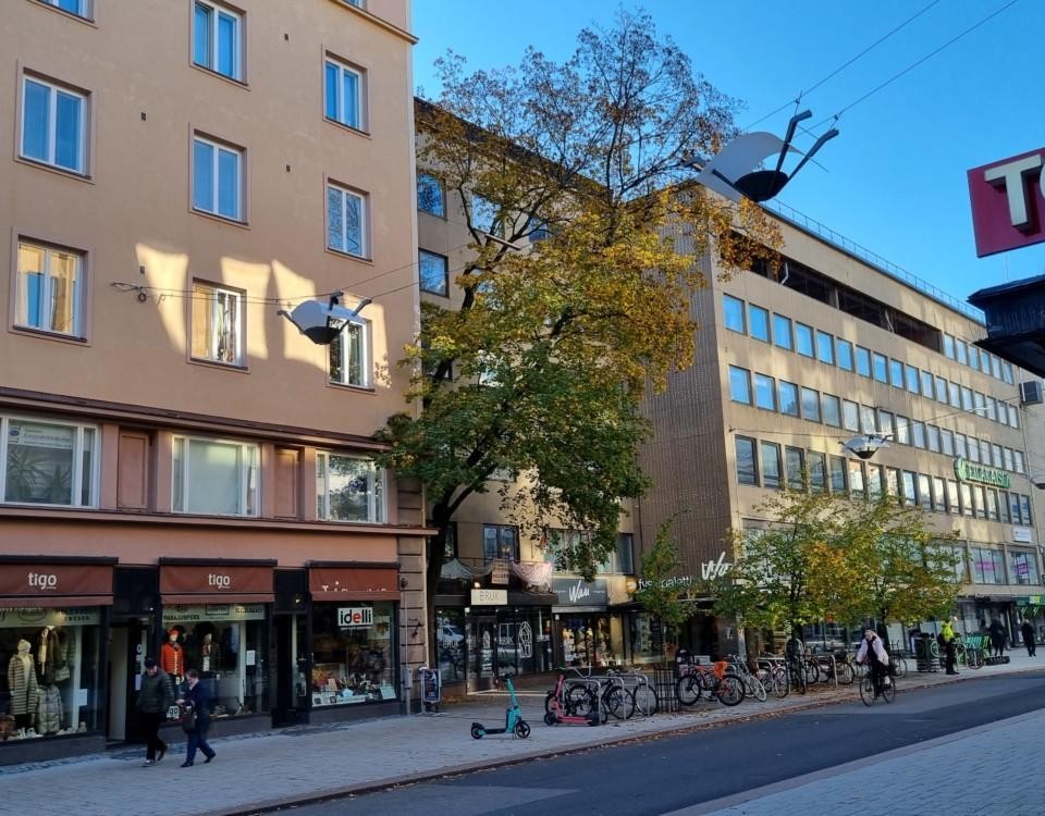 stora stadshus vid gågatan i Åbo