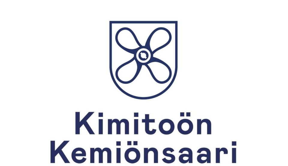 En logo med texten Kimitoön Kemiönsaari