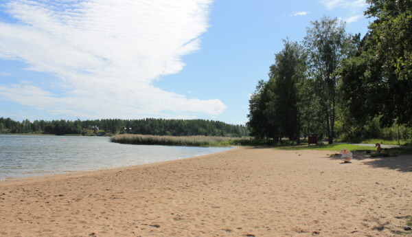 Stranden Knipnäs i Ekenäs.