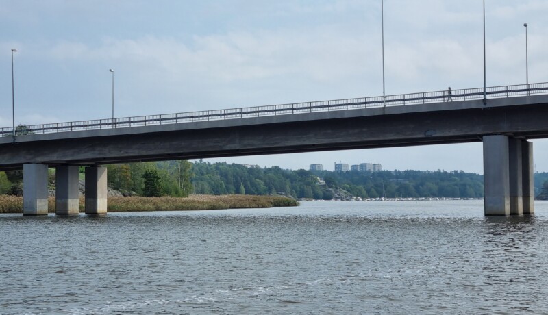 bro fotad från vattnet