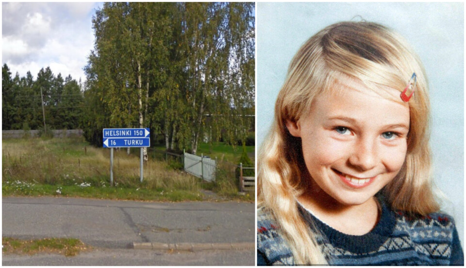 Bildpar: En blåvit vägskylt med orterna Helsinki och Turku som pekar åt varsitt håll