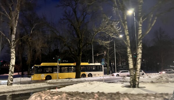buss på väg