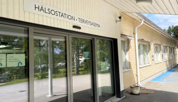 Ingång till en mindre hälsostation